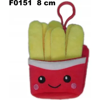 Plyšová Hračka Přívěsek Na Klíče Hranolky - 8 cm