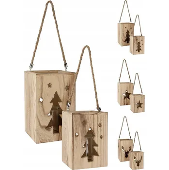 Obraz Lucerna dřevěná Excellent Houseware 24 cm