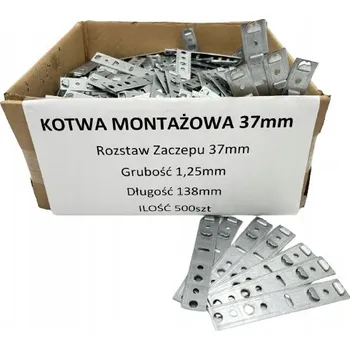 Vrták Kotvy pro montáž oken OknoBest K-TYP5B 37 mm, 500 ks