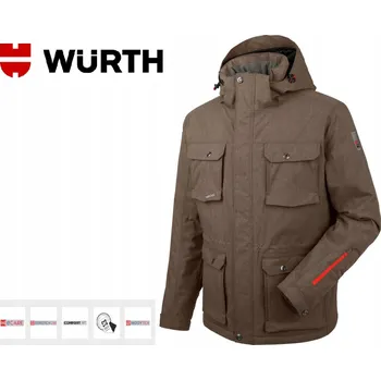 ZIMNÍ BUNDA PARKA WURTH MODYF NATURE HNĚDÁ VEL. 4XL