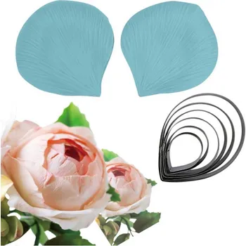 Cakesicq, Čína Žilkovač a vykrajovátko růže 8x8,5 cm - Cakesicq | Cukrářské potřeby