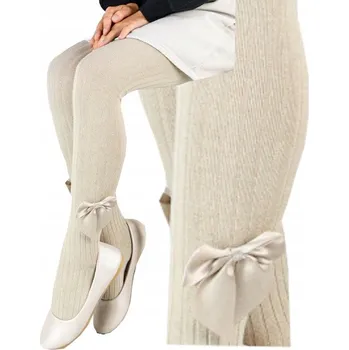 Dětské bavlna punčocháče Noviti béžové velikosti 116