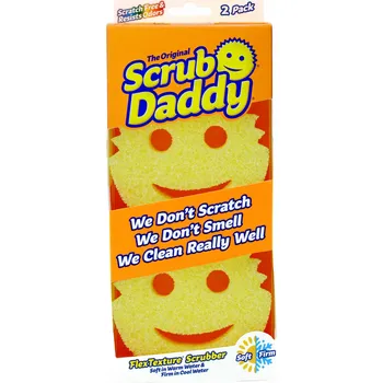 Houbička Profilovaná kuchyňská houbička Scrub Daddy 2 ks