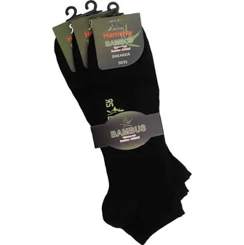 Pánské ponožky RS pánské nadměrné XXL letní sneaker bambusové jednobarevné ponožky mix1 50-52