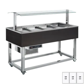 Bufet chlazený GN 3-1/1 Wenge | REDFOX - ES GREEN+ 3W