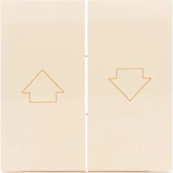 vypínač Kryt pro žaluziový ovladač SZP1 m, Simon 54 DKZP1/41, krémová