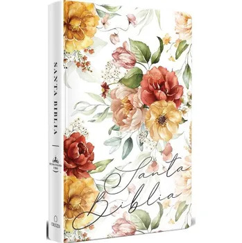 Populárně naučná literatura pro dospělé Biblia Rvr 1960 Letra Grande Tama?o Manual, Tapa Dura Flores / Spanish Bible Rvr 1960 Handy Size Large Print Hardcover with Flowers (Pevná)