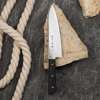 TOJIRO Gai Damascus 18 cm - japonský nůž šéfkuchaře z damascénské oceli