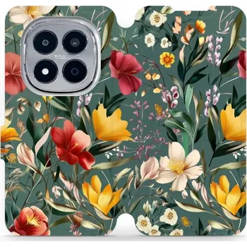 Pouzdro na mobilní telefon Flipové pouzdro Mobiwear - Xiaomi Redmi Note 15 Pro 5G - VP71S Na zelené louce (Knížkové flip pouzdro, obal, kryt na mobil Xiaomi Redmi Note 15 Pro 5G - VP71S Na zelené louce, materiál Umělá kůže + TPU - ochrana 360°, stojánek, silikonová vanička,)