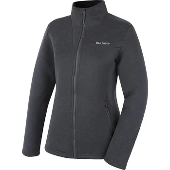 Dámský svetr Husky Dámský svetr na zip Akra L XL, dark grey