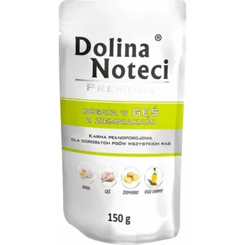 DOLINA NOTECI Premium Bohatá husa s bramborami - Mokré krmivo pro psy - 150 g