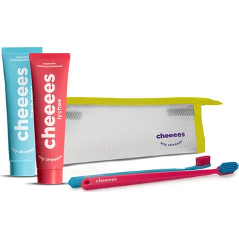 zubní pasta Herbai Dárkový balíček SAY CHEEEES varianta: Lychee & Fresh mint