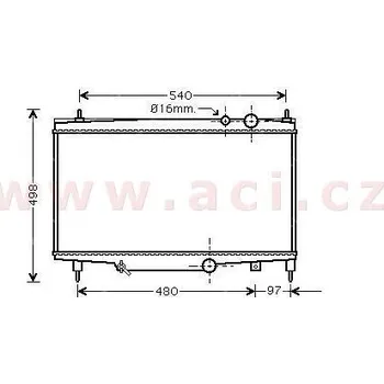 Chladič motoru Chladič, chlazení motoru ACI 40002230