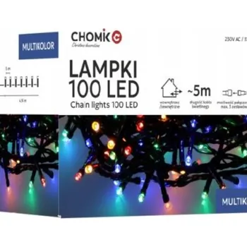 Vánoce Vánoční osvětlení na stromeček Křeček venkovní 8 m 51 - 100 žárovek