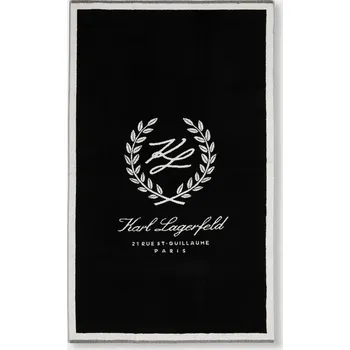 Ručník Velký bavlněný ručník Karl Lagerfeld K/HOTEL 90 x 150 cm B1W46088 černá 99X, vel. ONE SIZE