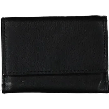 Peněženka mini peněženka 9.5x7cm, black, kůže