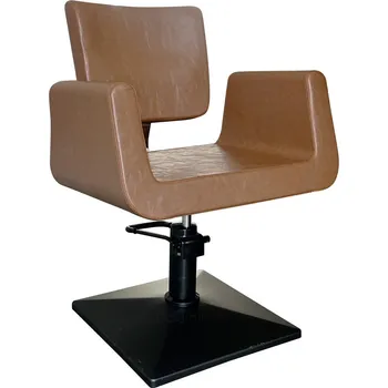 Kadeřnické křeslo Kadeřnické křeslo FUTA BLACK - měděná hnědá