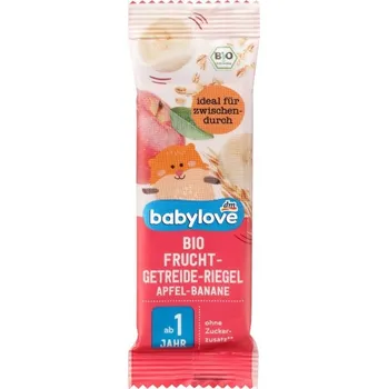 Babylove bio tyčinka cereální a ovocná jablko banán 25 g