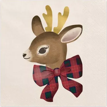 Papírový ubrousek Papírové ubrousky vánoční sob 12 ks