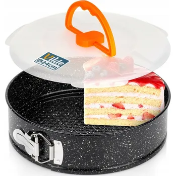 Forma na pečení GRANITOVÁ forma forma na dort rozepínatelná s víkem na pečení koláčů 24 cm