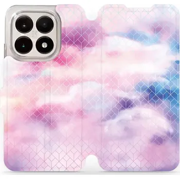 Pouzdro na mobilní telefon Flipové pouzdro Mobiwear - Xiaomi 15T - MR02S Vodovkové obrazce (Knížkové flip pouzdro, obal, kryt na mobil Xiaomi 15T - MR02S Vodovkové obrazce, materiál Umělá kůže + TPU - ochrana 360°, stojánek, silikonová vanička, magnetické zavírání)