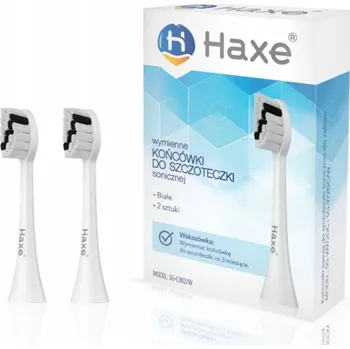 Péče o chrup Náhradní Hlavice pro sonické zubní kartáčky Haxe SG-C002/W, bílé, 2 kusy