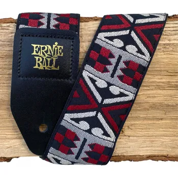 Kytarový popruh EB5339 Ernie Ball Primal Red kytarový popruh