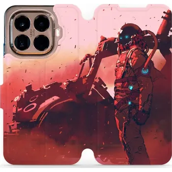 Pouzdro na mobilní telefon Flipové pouzdro Mobiwear - Xiaomi 15T Pro - MA09S Průzkumník s červeným vozítkem (Knížkové flip pouzdro, obal, kryt na mobil Xiaomi 15T Pro - MA09S Průzkumník s červeným vozítkem, materiál Umělá kůže + TPU - ochrana 360°, stojánek, silikonová vanička,)