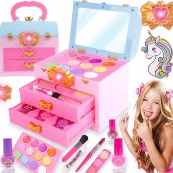 Školní kufřík KUFŘÍK kosmetiky na nehty, dárek PRO HOLČIČKU DÁREK