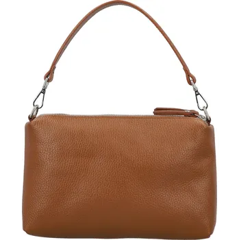 Kabelka Trendy dámská kožená kabelka na rameno Annisa, koňaková