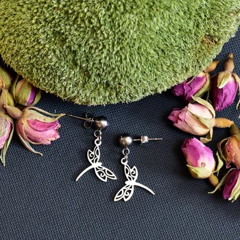 Náušnice MkD Náušnice VÁŽKA II - chirurgická ocel 316L