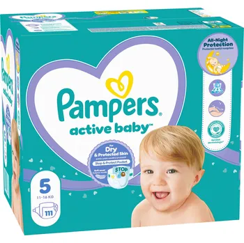 Dětské zboží Pampers active baby 5 junior 11-16kg 111ks