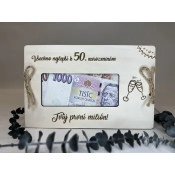 Narozeninová obálka – milion