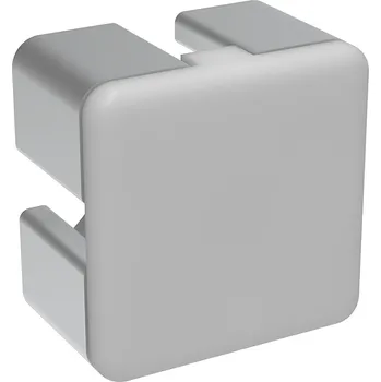 Stavební profil Alusic Záslepka profilu IM 40-8, 40x40, šedá