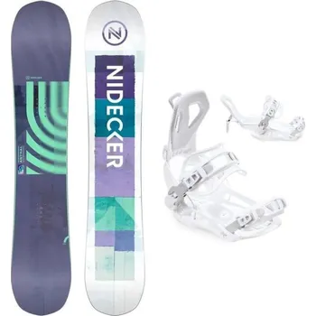 Snowboard Nidecker Astral 25/26 dámský snowboard + Raven Fastec FT360 white vázání 155 cm + M (EU 39-42) + DÁREK + Doprava ZDARMA