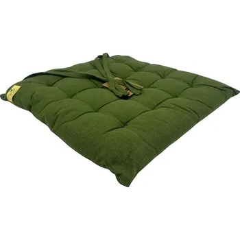 Polštář HOME ELEMENTS Podsedák prošívaný 40 × 40, pratelný, zelený 1 ks