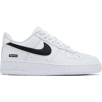 Pánské tenisky Nike Supreme x Air Force 1 Low 'Box Logo - White Black' Velikost: 46