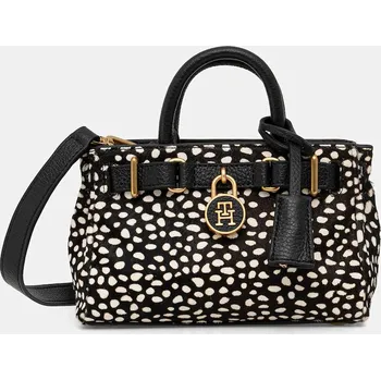 Kabelka Kožená kabelka Tommy Hilfiger AW0AW18168 béžová 01A, vel. ONE SIZE