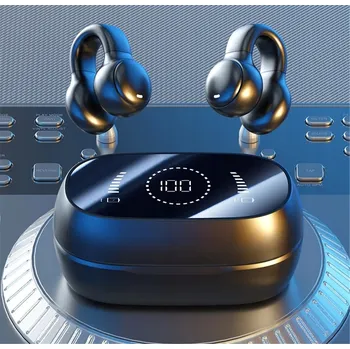 Sluchátka BEZDRÁTOVÁ SLUCHÁTKA S KLIPEM ZA UCHO, LED DISPLEJ, DOTYKOVÉ OVLÁDÁNÍ