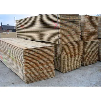 Prkna stavební dřevěná smrková, délka 1 m - 1 m2