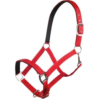 Vybavení pro koně HKM Ohlávka polstrovaná Charming HKM, cerise EXTRA FULL
