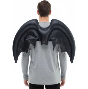 Karnevalový doplněk Nafukovací křídla černá 70 cm upír