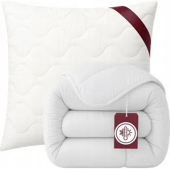 Polštář Přikrývka Polštář 140x200+70x80 Antialergická Celoroční zámek Teplá Polsko