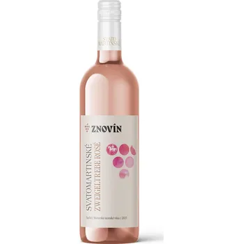Víno Znovín SVATOMARTINSKÉ - Zweigeltrebe rosé 2025 moravské zemské víno 0,75 l