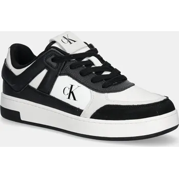 Pánské tenisky Boty Calvin Klein Jeans BASKET CUP LOW LACEUP LTH MIX YM0YM01308 černá 99A, EUR 40