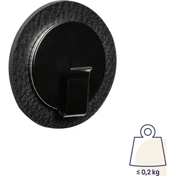 Věšák Magnetický černý háček Silwy® Clever