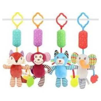 Pluszowy zwierzak z dzwoneczkiem dla malucha