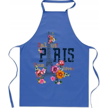 Kuchyňská zástěra Kuchyňská zástěra Paříž Francie Francouzská kuchyně módní potisk