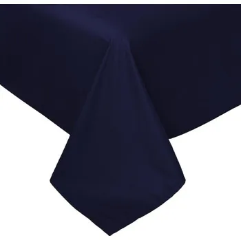 Prostěradlo PROSTĚRADLO BAVLNĚNÉ BEZ GUMY 270x250 TMAVĚ MODRÁ (GRANÁTOVÁ)