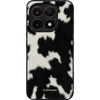 Pouzdro na mobilní telefon Lesklý kryt Mobiwear Glossy - Xiaomi 15T - V165S Černá strakatá (Prémiové lesklé pouzdro, obal, kryt Mobiwear Glossy na mobil Xiaomi 15T - V165S Černá strakatá, materiál Plast + TPU silikon - krytí po všech stranách, neošoupatelný potisk, tenké provedení,